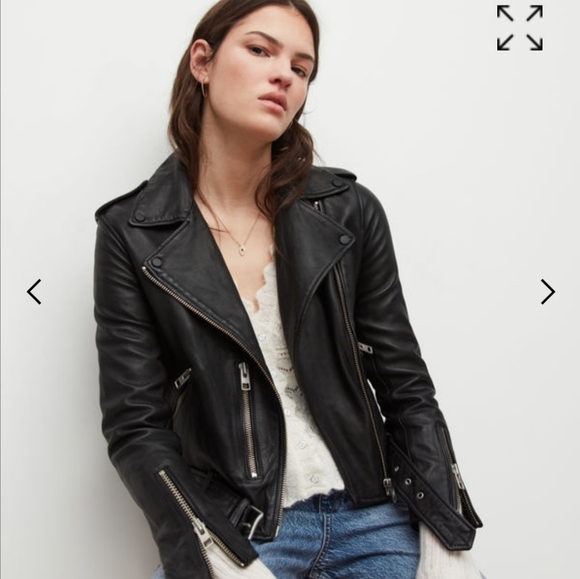 All Saints Jackets & Blazers - All Saints Balfern leather jacket